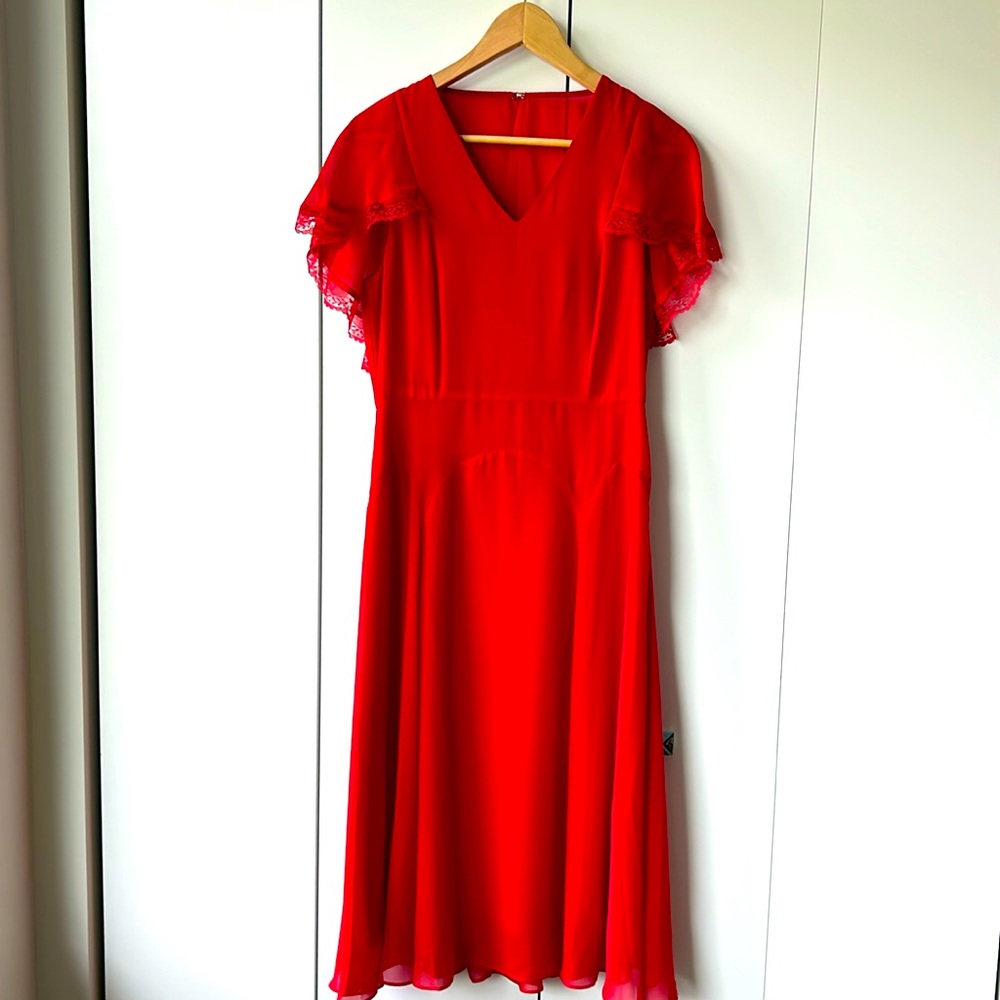 Red Nanette Lepore dress, sz 6